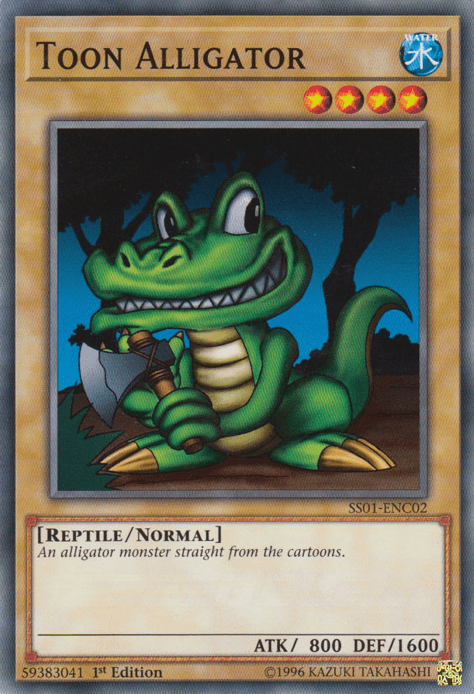 Toon Alligator [SS01-ENC02] Common - Josh's Cards