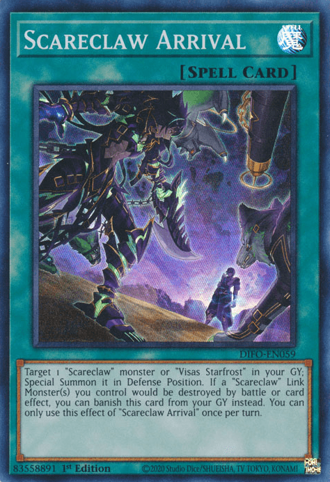 Scareclaw Arrival [DIFO-EN059] Super Rare - Josh's Cards