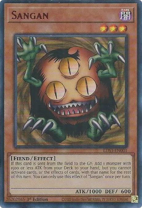 Sangan (Red) [LDS3-EN001] Ultra Rare - Josh's Cards