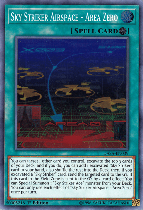 Sky Striker Airspace - Area Zero [DASA-EN039] Super Rare - Josh's Cards