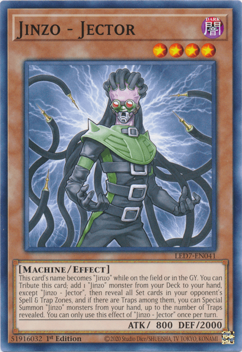 Jinzo - Jector [LED7-EN041] Common - Josh's Cards