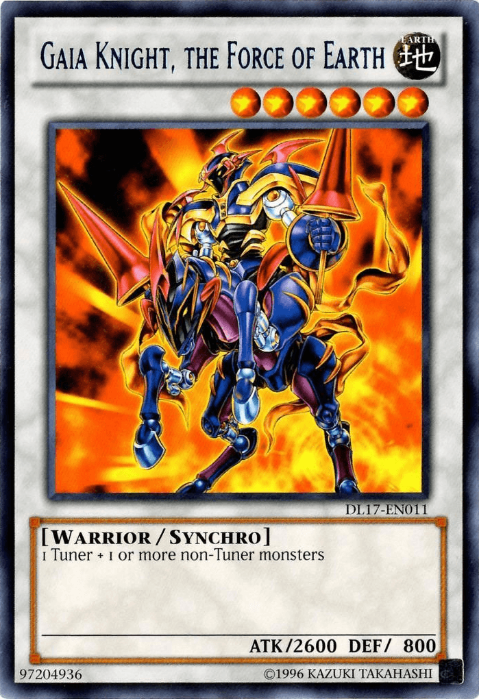 Gaia Knight, the Force of Earth (Blue) [DL17-EN011] Rare - Josh's Cards