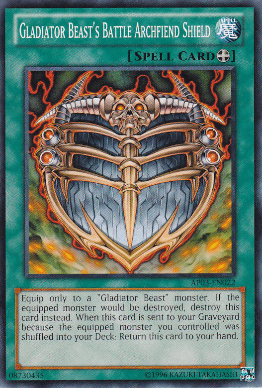 Gladiator Beast's Battle Archfiend Shield [AP03-EN022] Common - Josh's Cards
