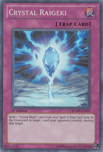 Crystal Raigeki [RYMP-EN055] Super Rare - Josh's Cards