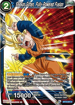 SS Son Goten, Fully-Powered Fusion (BT14-041) [Cross Spirits] Parallel Foil