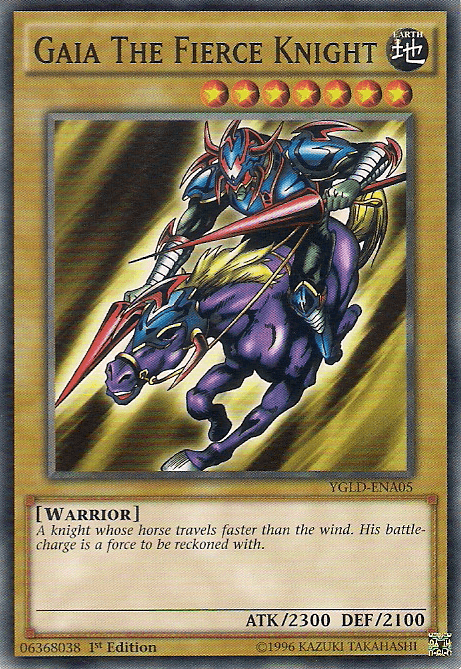 Gaia The Fierce Knight [YGLD-ENA05] Common - Josh's Cards