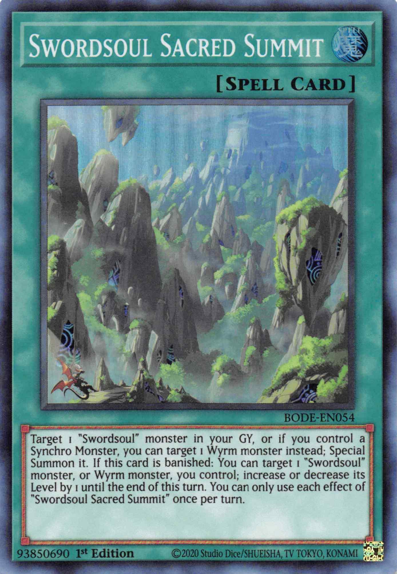 Swordsoul Sacred Summit [BODE-EN054] Super Rare - Josh's Cards