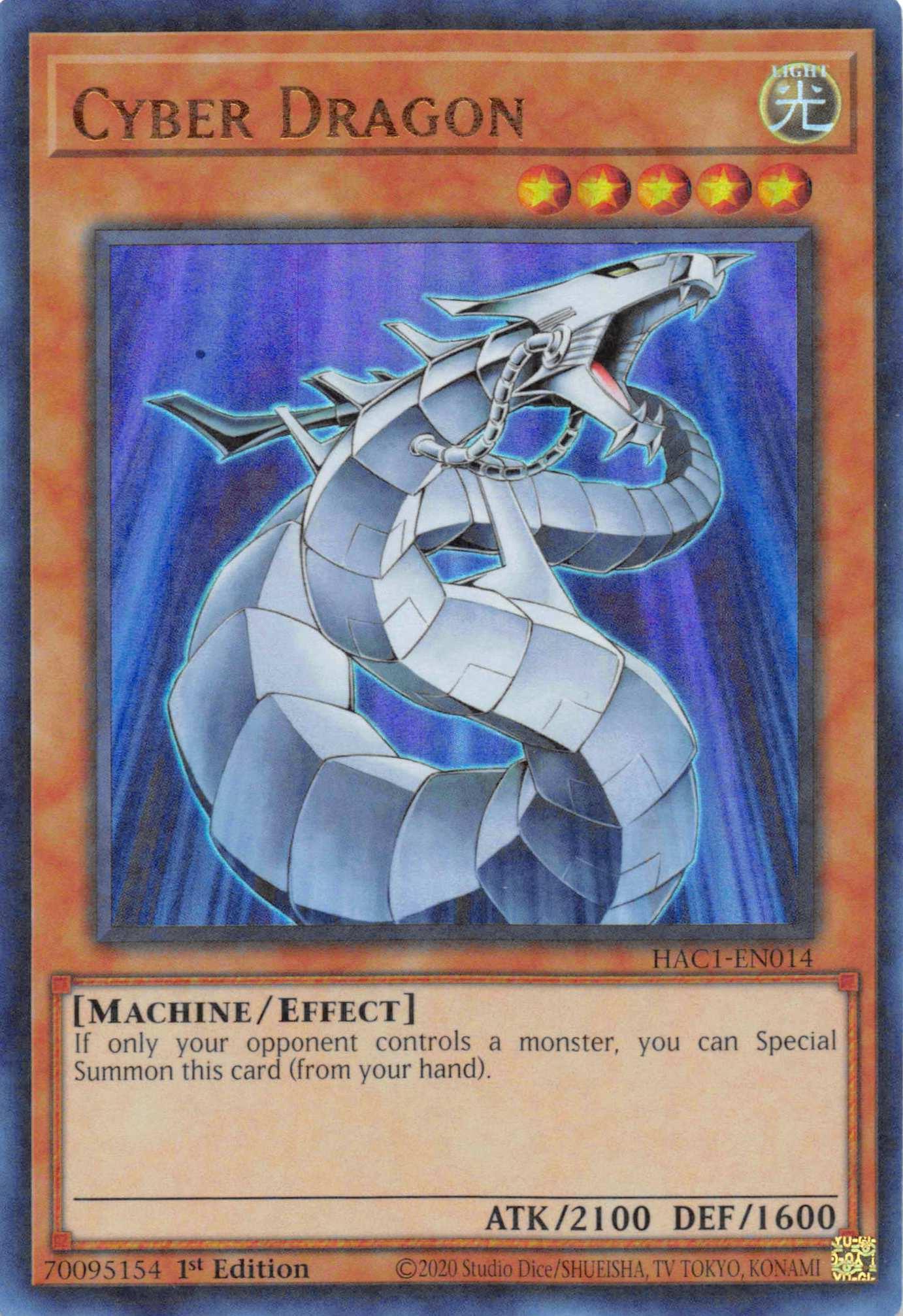 Cyber Dragon (Duel Terminal) [HAC1-EN014] Parallel Rare - Josh's Cards
