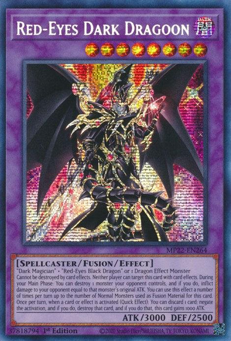 Red-Eyes Dark Dragoon [MP22-EN264] Prismatic Secret Rare - Josh's Cards