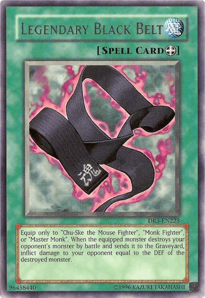 Legendary Black Belt [DR3-EN225] Rare - Josh's Cards
