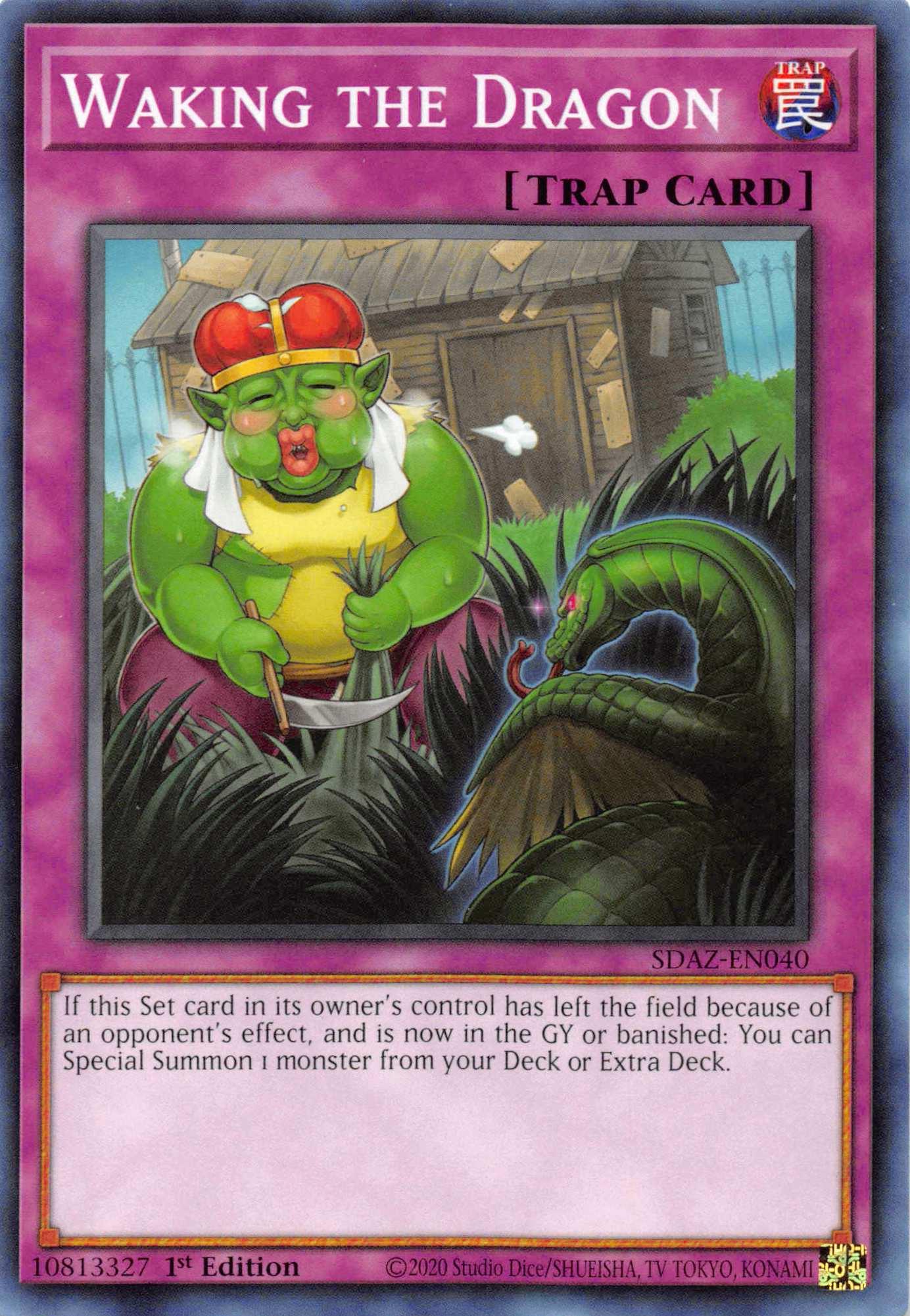 Waking the Dragon [SDAZ-EN040] Common - Josh's Cards