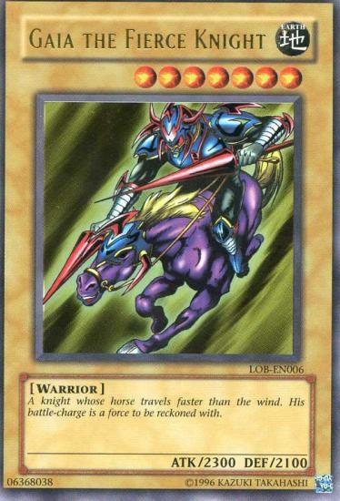 Gaia The Fierce Knight [LOB-EN006] Ultra Rare - Josh's Cards