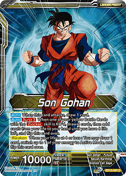 Son Gohan // 	SS Son Gohan, Hope of the Resistance (Common) (BT13-091) [Supreme Rivalry] Parallel Foil