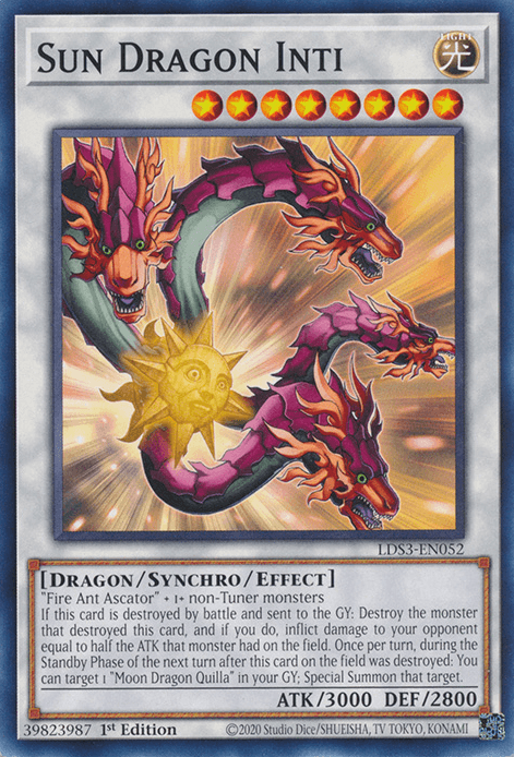 Sun Dragon Inti [LDS3-EN052] Common - Josh's Cards