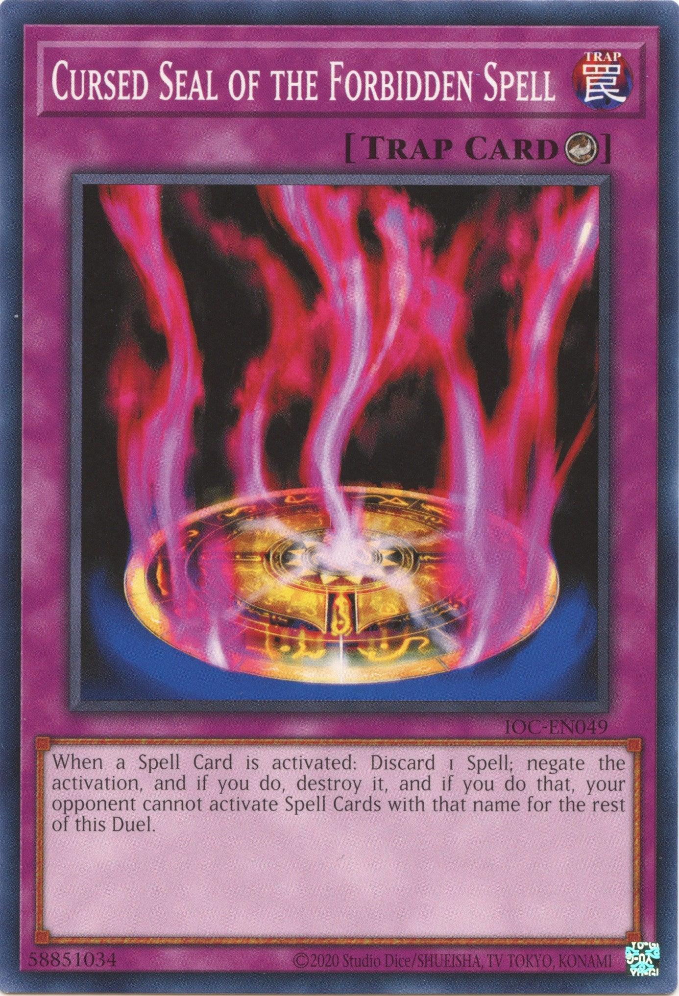 Cursed Seal of the Forbidden Spell (25th Anniversary) [IOC-EN049] Common - Josh's Cards