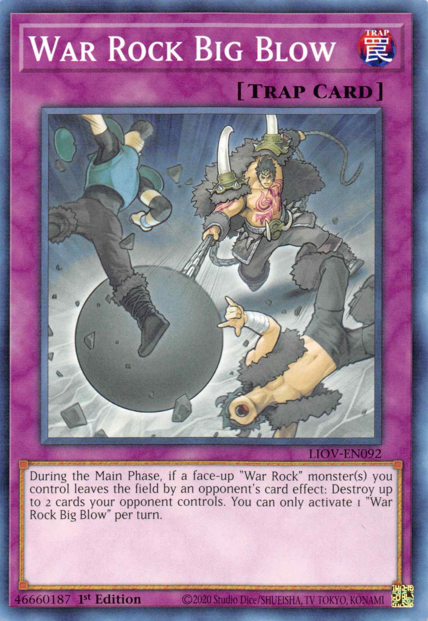 War Rock Big Blow [LIOV-EN092] Common - Josh's Cards