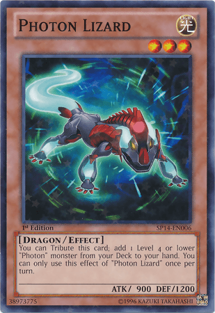 Photon Lizard [SP14-EN006] Starfoil Rare - Josh's Cards