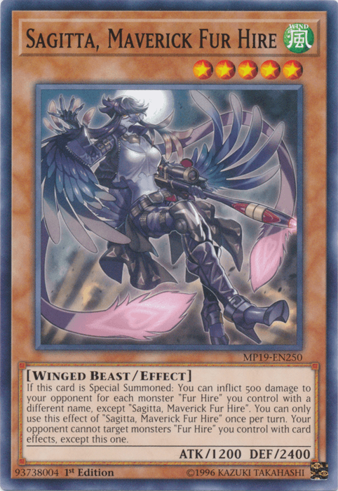 Sagitta, Maverick Fur Hire [MP19-EN250] Common - Josh's Cards