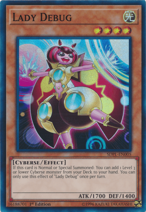 Lady Debug [SDPL-EN005] Super Rare - Josh's Cards