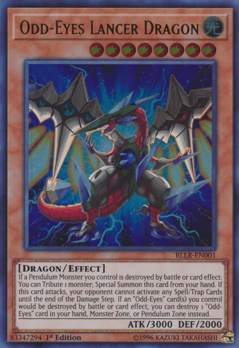 Odd-Eyes Lancer Dragon [BLLR-EN001] Ultra Rare - Josh's Cards