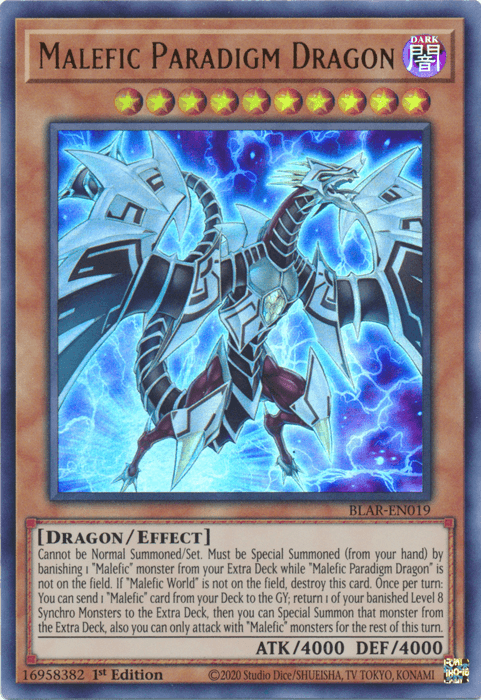 Malefic Paradigm Dragon [BLAR-EN019] Ultra Rare - Josh's Cards