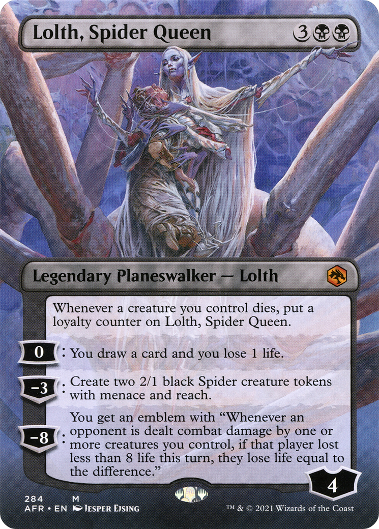 Lolth, Spider Queen (AFR-284) - Adventures in the Forgotten Realms (Borderless)