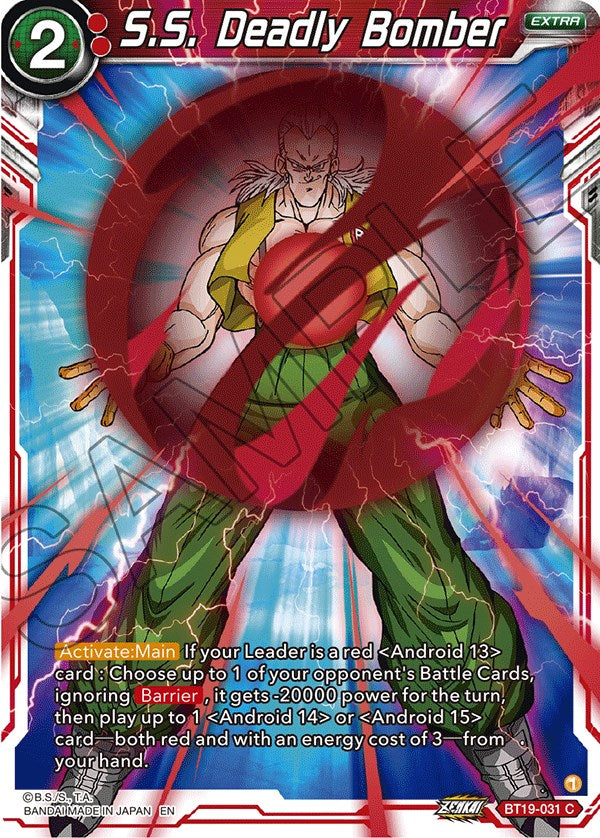 S.S. Deadly Bomber (BT19-031) [Fighter's Ambition] Parallel Foil