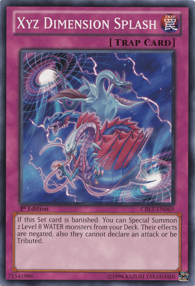 Xyz Dimension Splash [CBLZ-EN069] Common - Josh's Cards