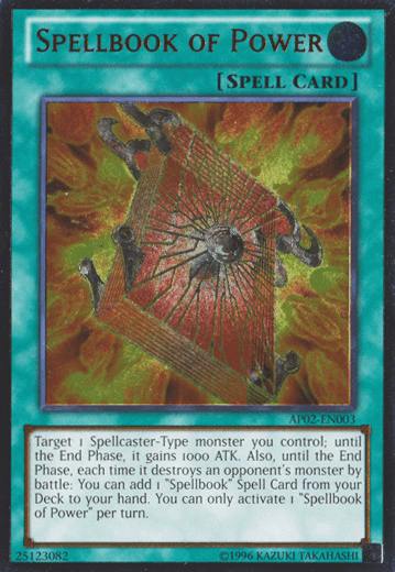 Spellbook of Power [AP02-EN003] Ultimate Rare - Josh's Cards