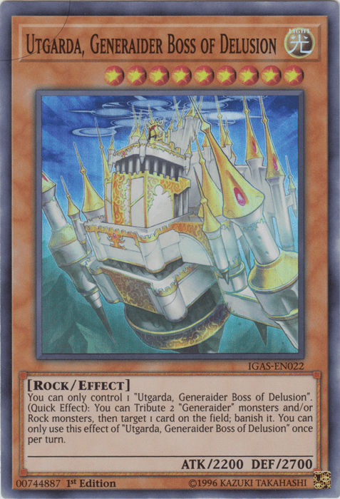 Utgarda, Generaider Boss of Delusion [IGAS-EN022] Super Rare - Josh's Cards