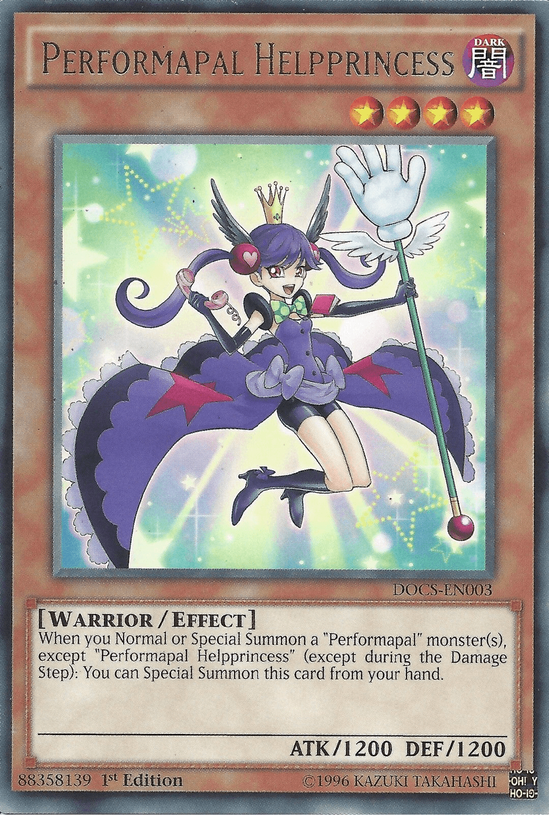 Performapal Helpprincess [DOCS-EN003] Rare - Josh's Cards