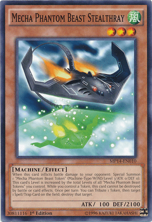 Mecha Phantom Beast Stealthray [MP14-EN010] Common - Josh's Cards