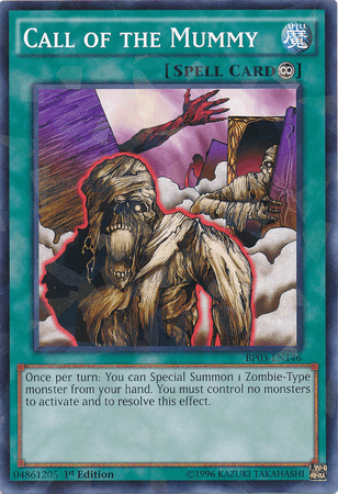 Call of the Mummy [BP03-EN146] Shatterfoil Rare - Josh's Cards