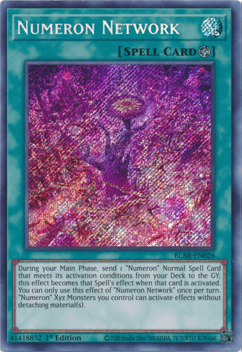 Numeron Network [BLAR-EN026] Secret Rare - Josh's Cards