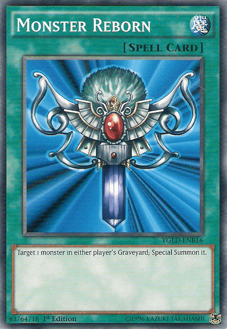 Monster Reborn [YGLD-ENB16] Common - Josh's Cards