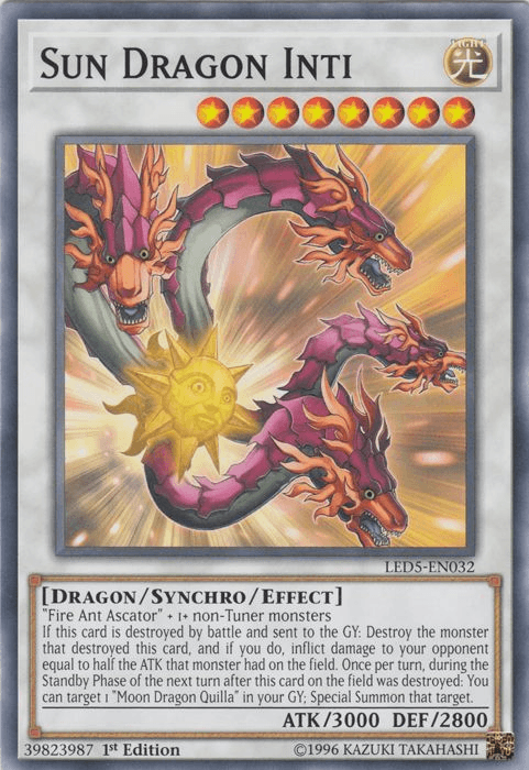 Sun Dragon Inti [LED5-EN032] Common - Josh's Cards