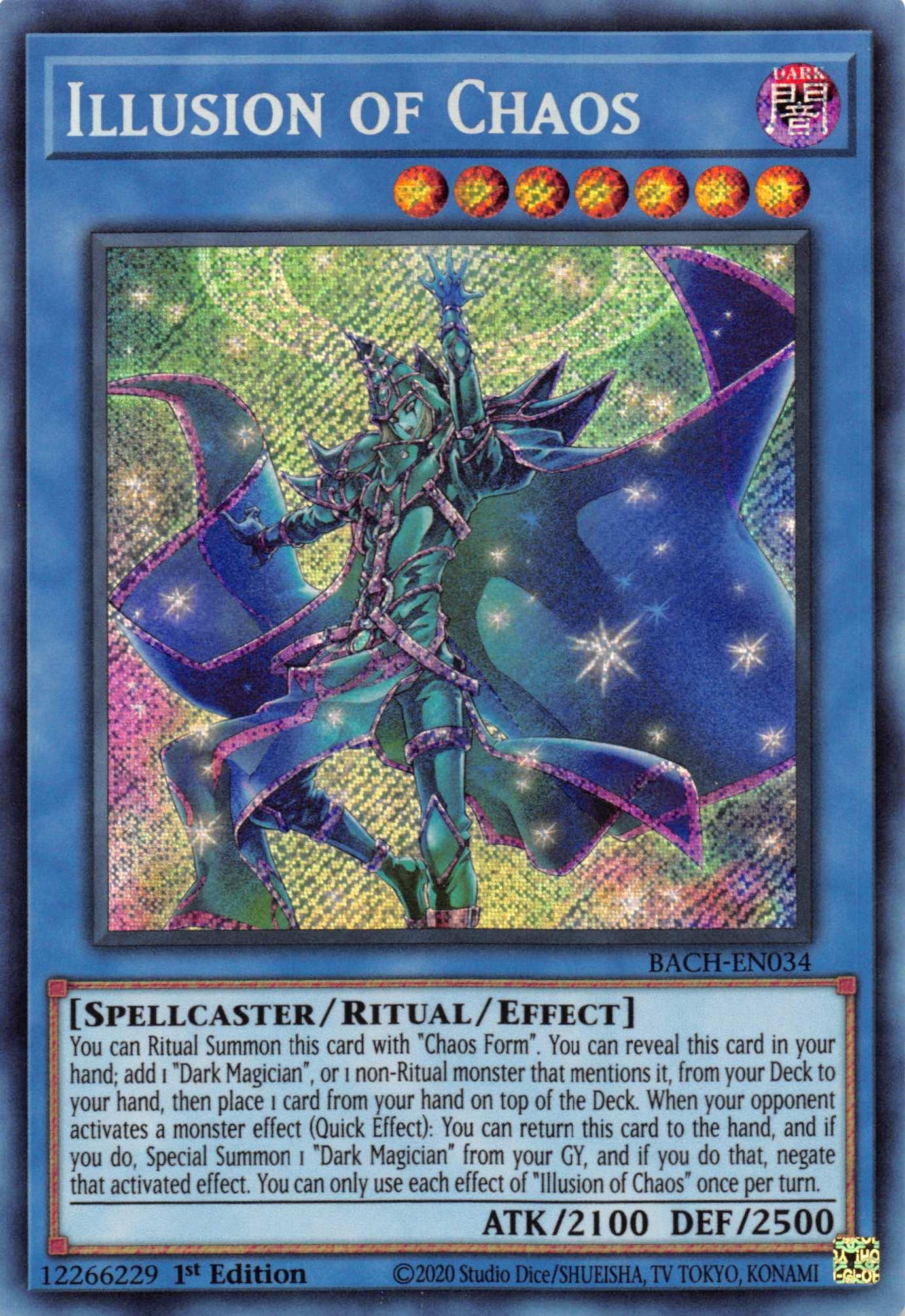 Illusion of Chaos [BACH-EN034] Secret Rare - Josh's Cards