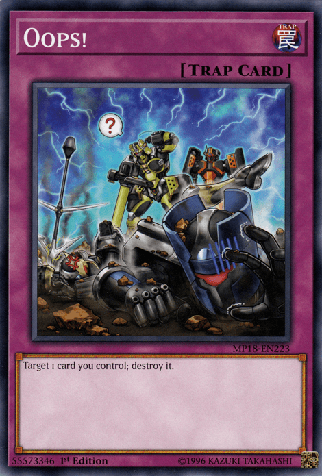 Oops! [MP18-EN223] Common - Josh's Cards