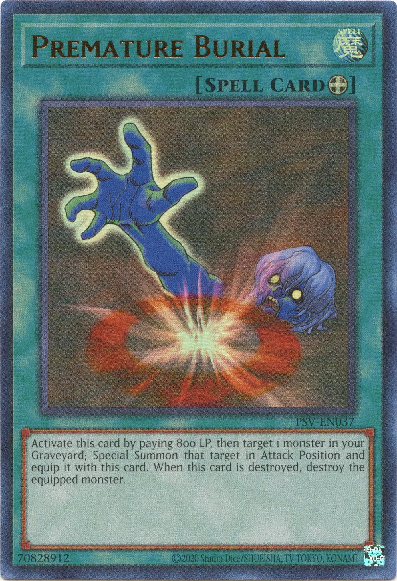 Premature Burial (25th Anniversary) [PSV-EN037] Ultra Rare - Josh's Cards