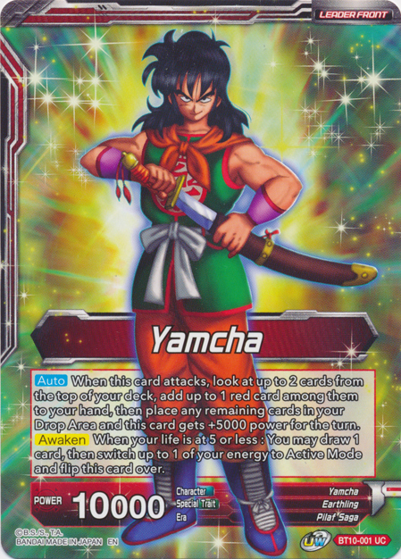 Yamcha // Yamcha, Supersonic Striker (BT10-001) [Rise of the Unison Warrior Prerelease Promos] Parallel Foil