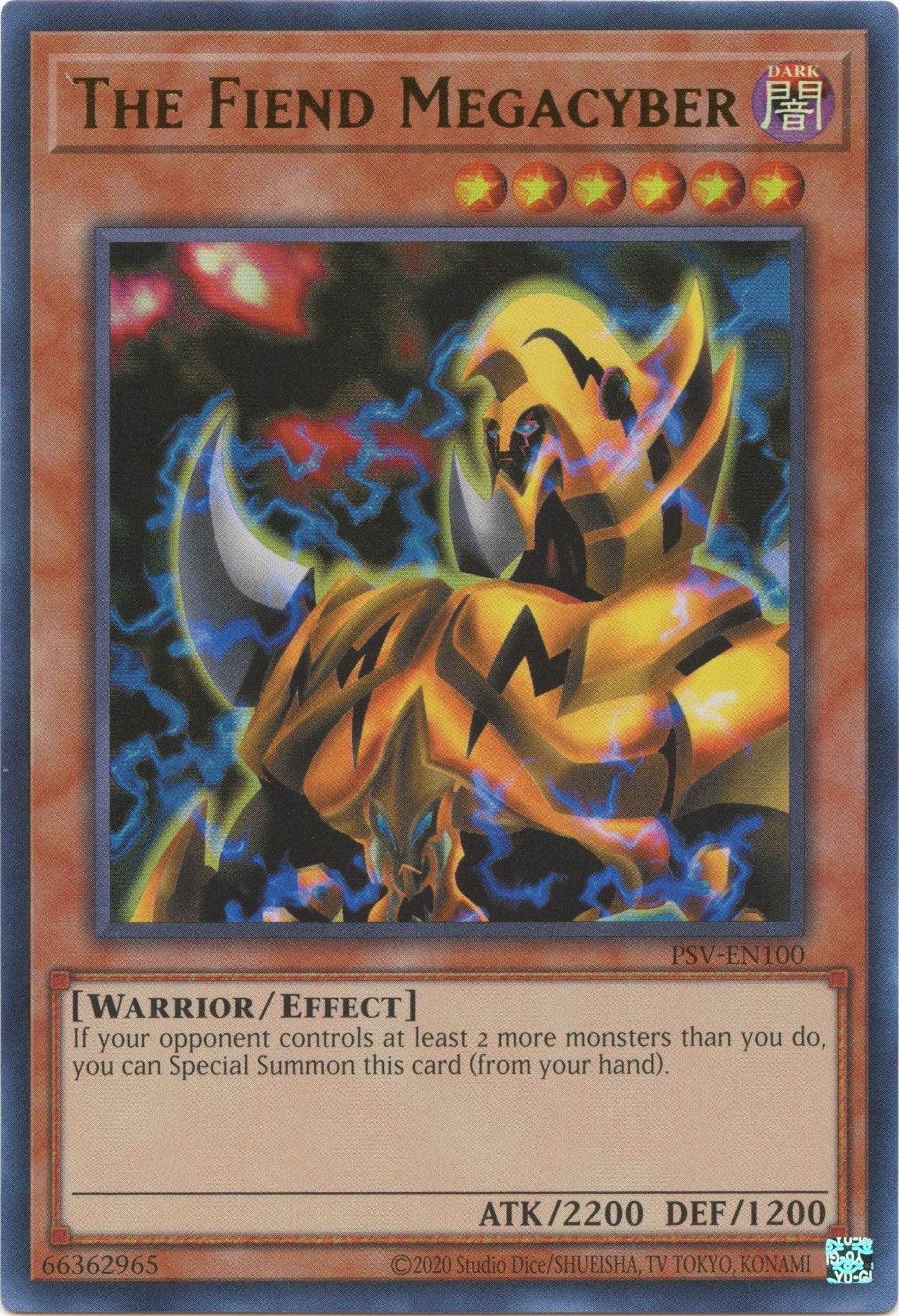 The Fiend Megacyber (25th Anniversary) [PSV-EN100] Ultra Rare - Josh's Cards