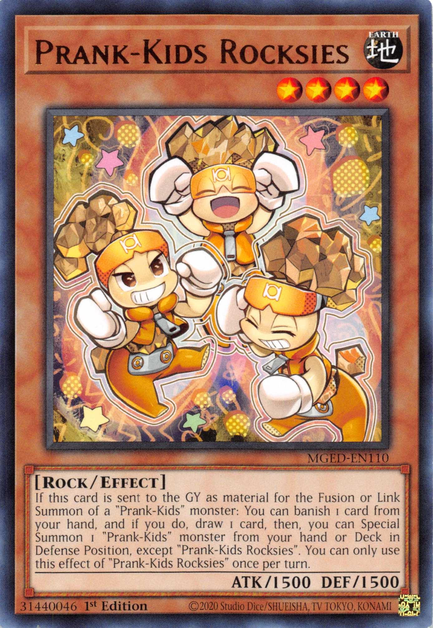 Prank-Kids Rocksies [MGED-EN110] Rare - Josh's Cards