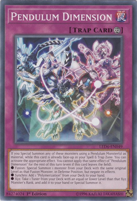 Pendulum Dimension [LED6-EN049] Common - Josh's Cards