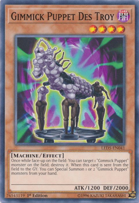 Gimmick Puppet Des Troy [LED5-EN041] Common - Josh's Cards