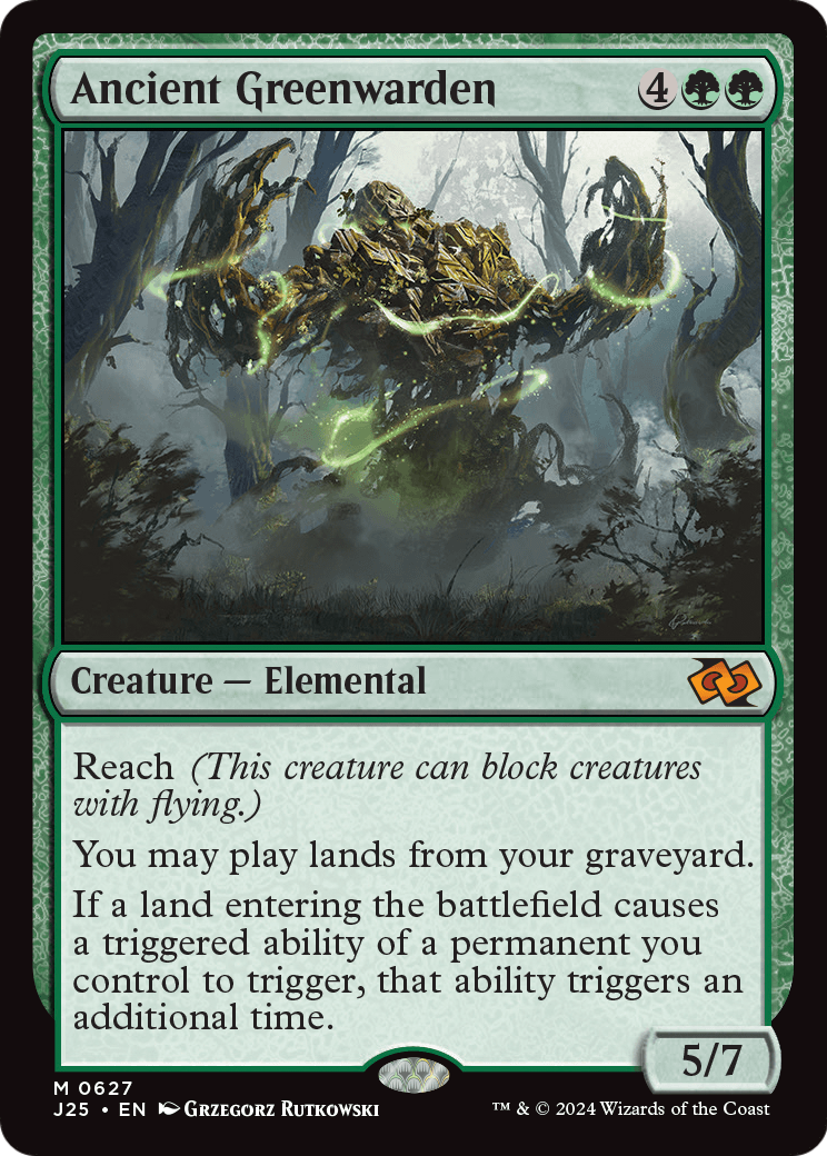 Ancient Greenwarden (J25-627) - Foundations Jumpstart