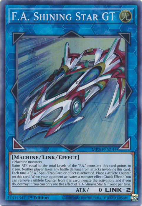 F.A. Shining Star GT [MP20-EN144] Super Rare - Josh's Cards