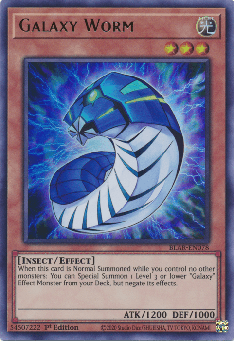 Galaxy Worm [BLAR-EN078] Ultra Rare - Josh's Cards