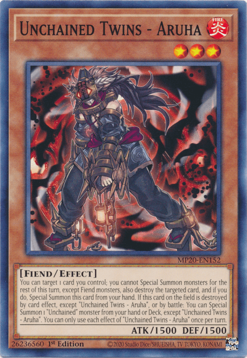 Unchained Twins - Aruha [MP20-EN152] Common - Josh's Cards