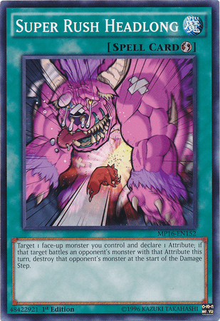 Super Rush Headlong [MP16-EN152] Common - Josh's Cards