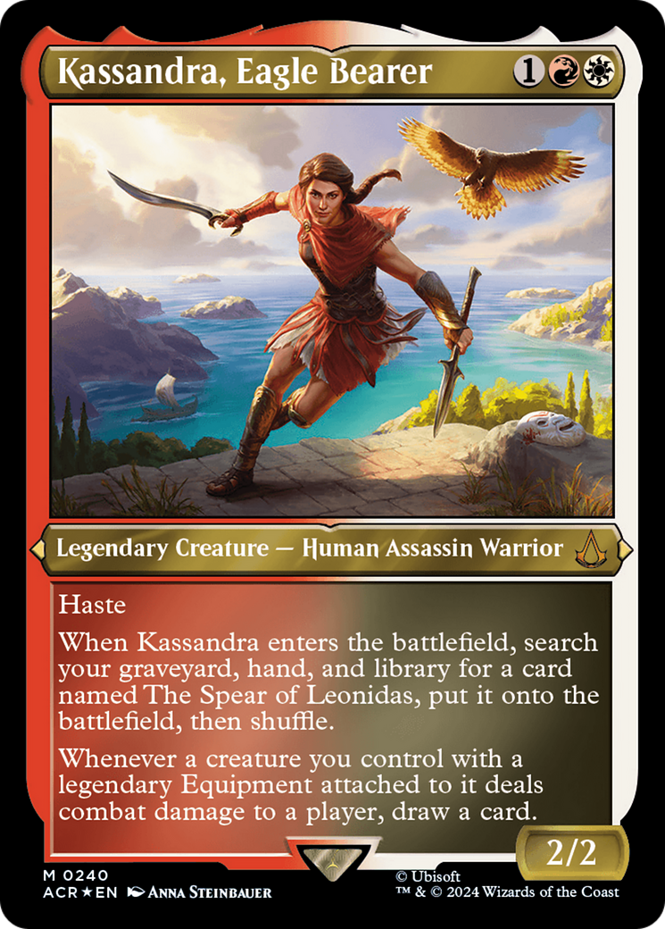 Kassandra, Eagle Bearer (Foil Etched) [Assassin's Creed] Foil